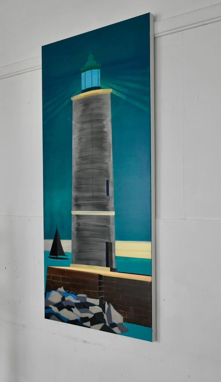 Original Fauvism Light Painting by Cécile Van Hanja