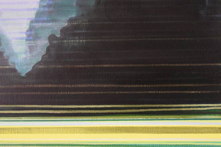 Original Geometric Architecture Painting by Cécile Van Hanja