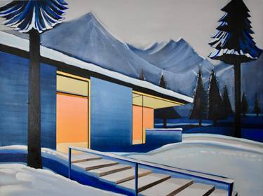 Original Architecture Paintings by Cécile Van Hanja