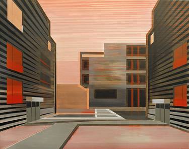 Print of Realism Architecture Paintings by Cécile van Hanja