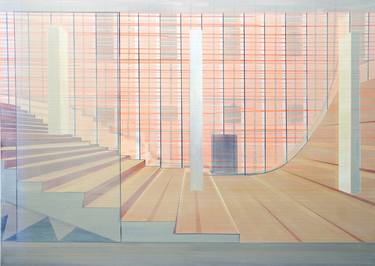 Print of Modern Architecture Paintings by Cécile van Hanja