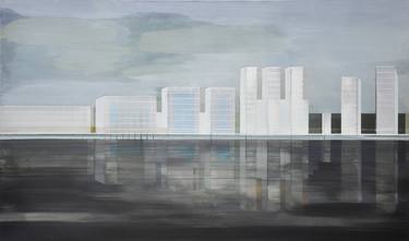 Print of Modern Architecture Paintings by Cécile van Hanja