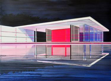 Print of Modern Architecture Paintings by Cécile van Hanja