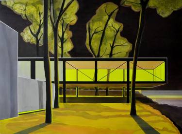 Original Figurative Architecture Paintings by Cécile Van Hanja
