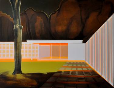 Original Modern Architecture Paintings by Cécile van Hanja