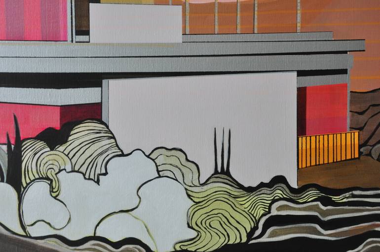 Original Figurative Architecture Painting by Cécile Van Hanja