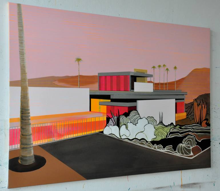 Original Figurative Architecture Painting by Cécile Van Hanja