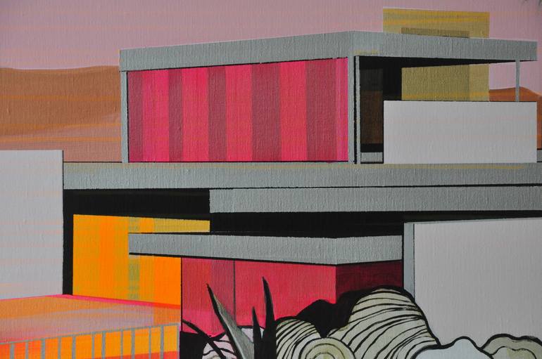 Original Figurative Architecture Painting by Cécile Van Hanja