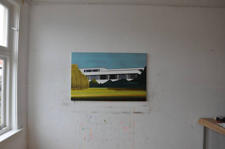 Original Figurative Architecture Painting by Cécile Van Hanja