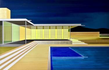 Original Fine Art Architecture Paintings by Cécile van Hanja