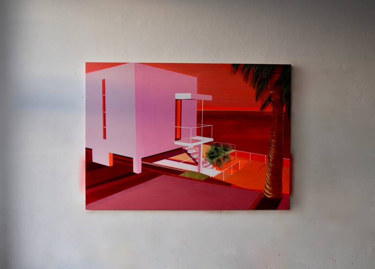 Original Figurative Landscape Painting by Cécile Van Hanja