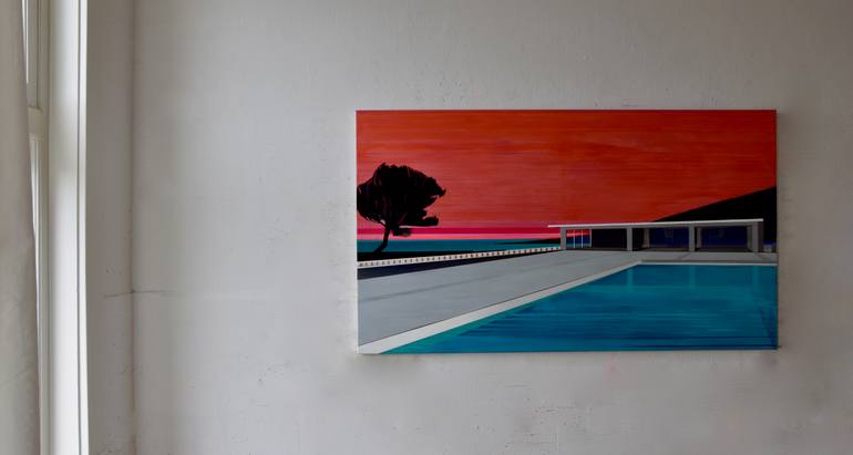 Original Figurative Architecture Painting by Cécile Van Hanja