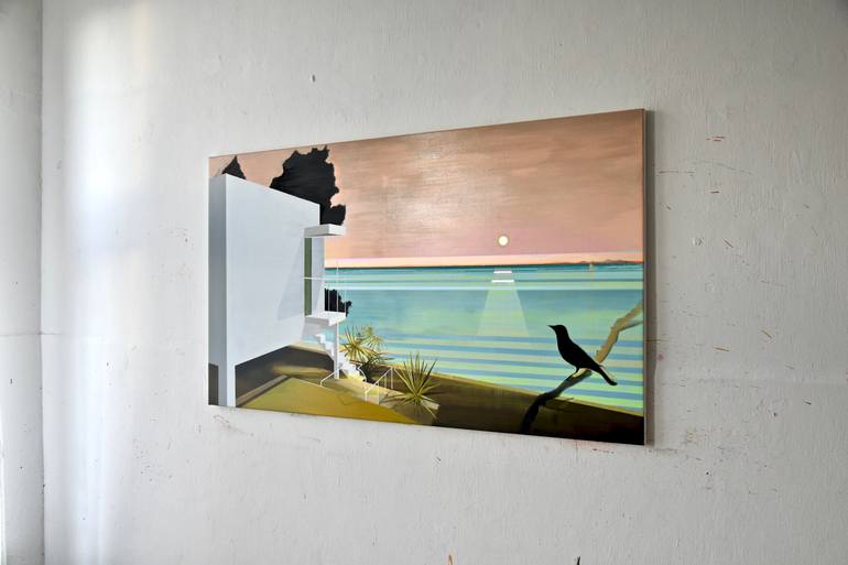 Original Figurative Landscape Painting by Cécile Van Hanja