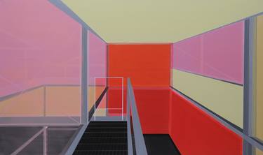 Saatchi Art Artist Cécile van Hanja; Painting, “Pavilion” #art