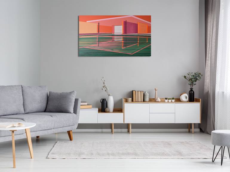 Original Figurative Architecture Painting by Cécile Van Hanja