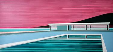 Original Architecture Paintings by Cécile van Hanja