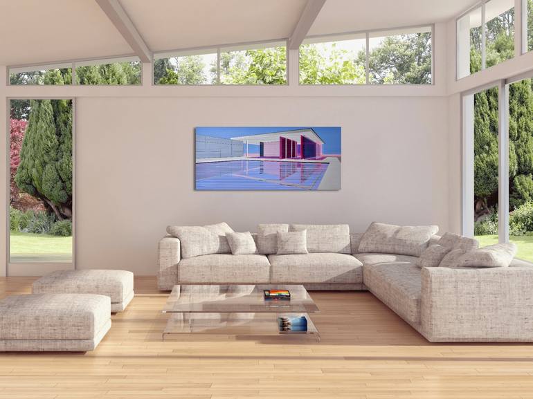 Original Figurative Architecture Painting by Cécile Van Hanja