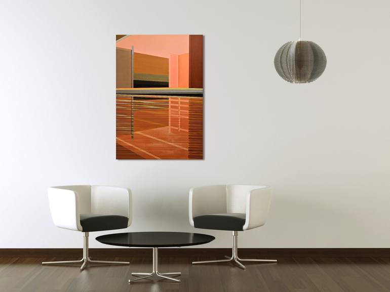 Original Figurative Architecture Painting by Cécile Van Hanja