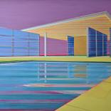 Collection Pop Art Scenes Inspired by David Hockney