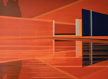 Print of Contemporary Architecture Paintings by Cécile van Hanja