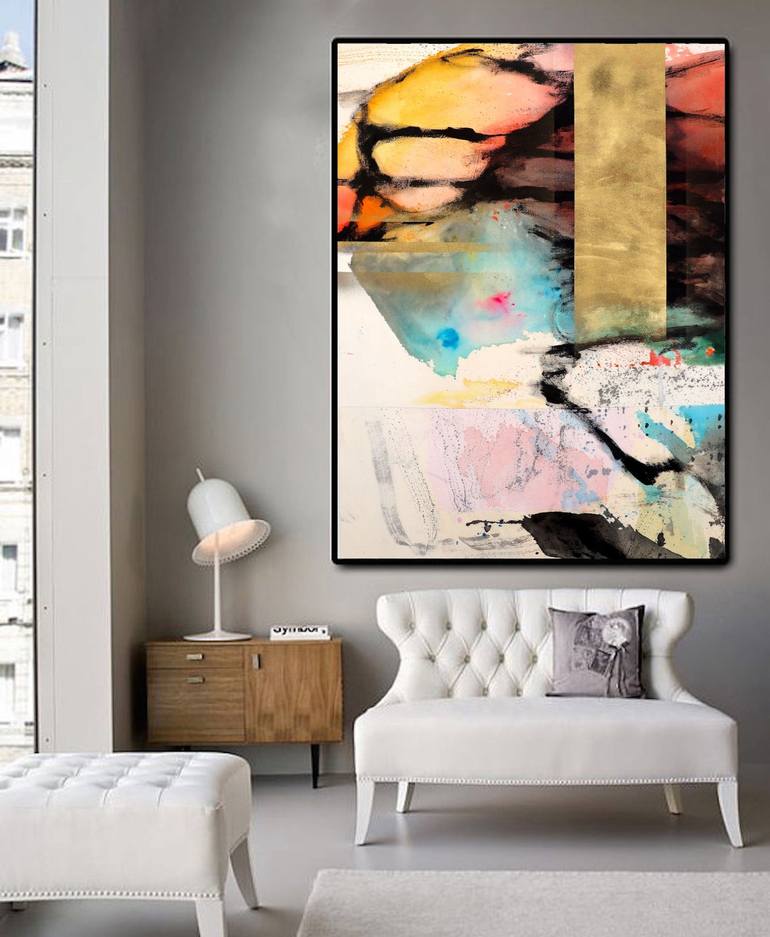 Original Abstract Painting by Poovi Art