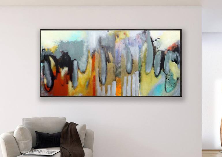 Original Abstract Painting by Poovi Art