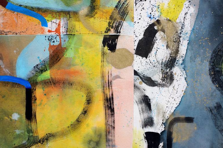 Original Abstract Expressionism Abstract Painting by Poovi Art