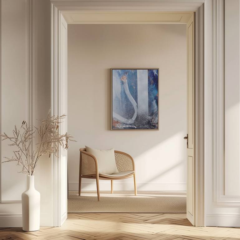 Original Abstract Expressionism Abstract Painting by Poovi Art