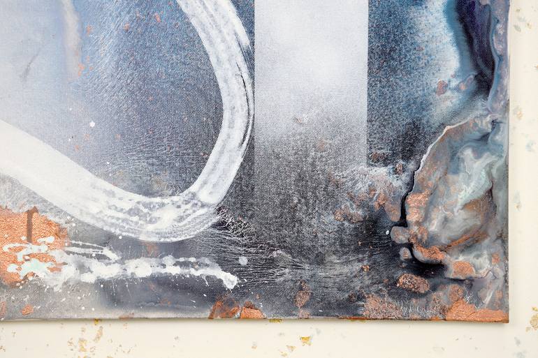 Original Abstract Expressionism Abstract Painting by Poovi Art