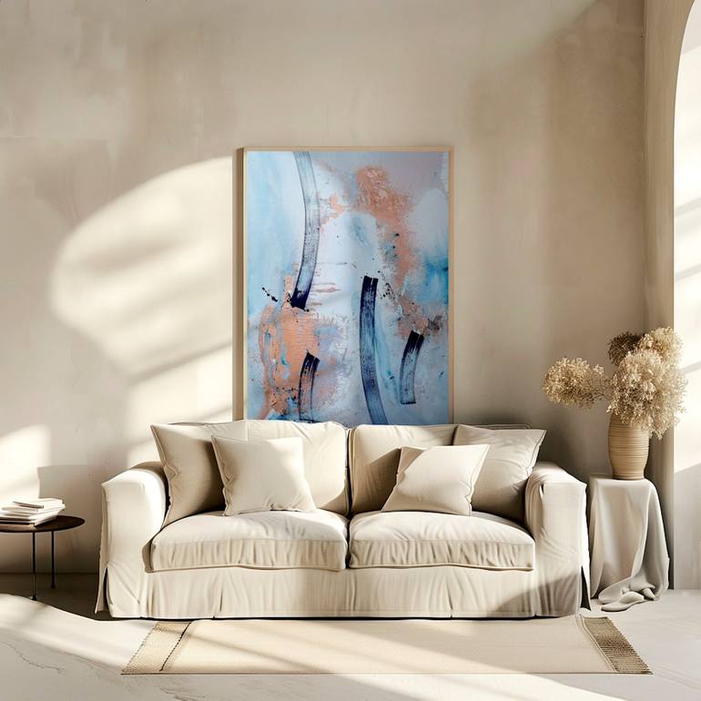 Original Abstract Expressionism Patterns Painting by Poovi Art