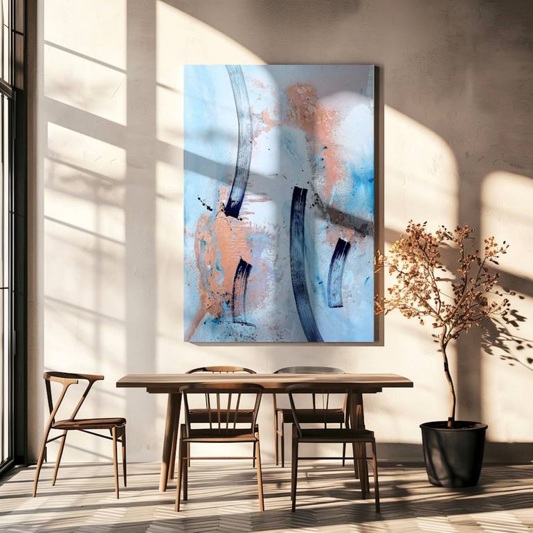 Original Abstract Expressionism Patterns Painting by Poovi Art