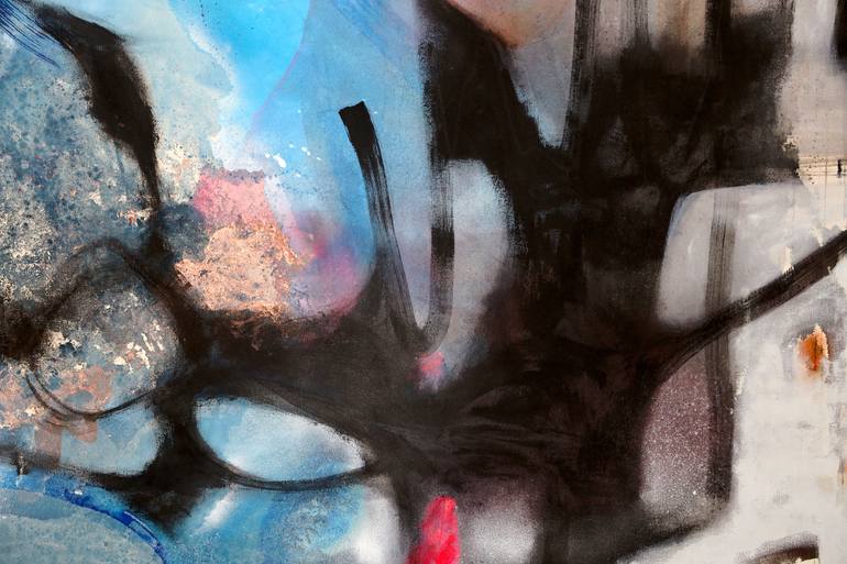 Original Abstract Expressionism Abstract Painting by Poovi Art