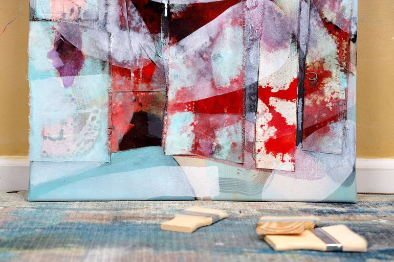 Original Abstract Expressionism Abstract Painting by Poovi Art