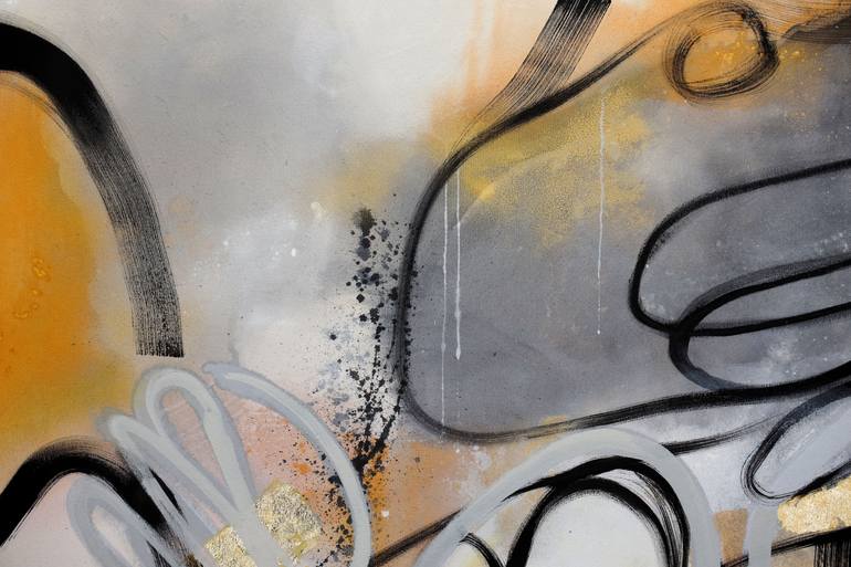 Original Abstract Expressionism Abstract Painting by Poovi Art