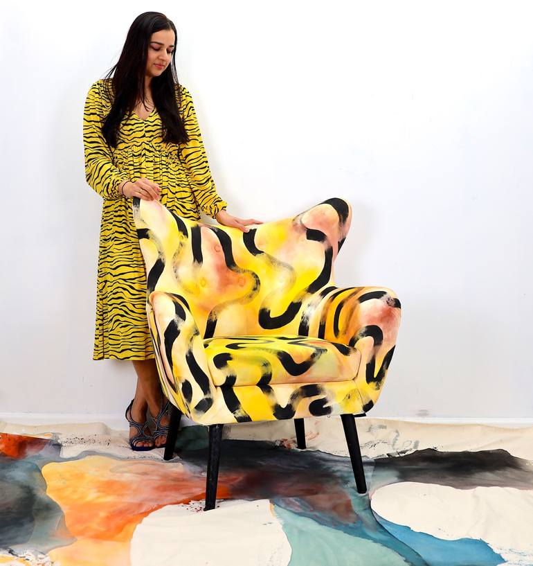 Original Abstract Expressionism Abstract Installation by Poovi Art