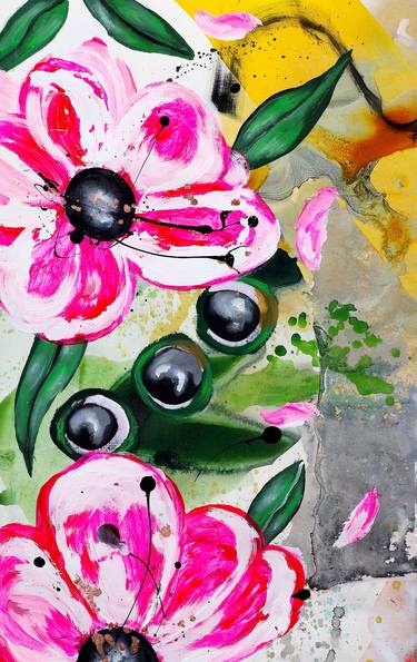 Original Impressionism Abstract Paintings by Poovi Art
