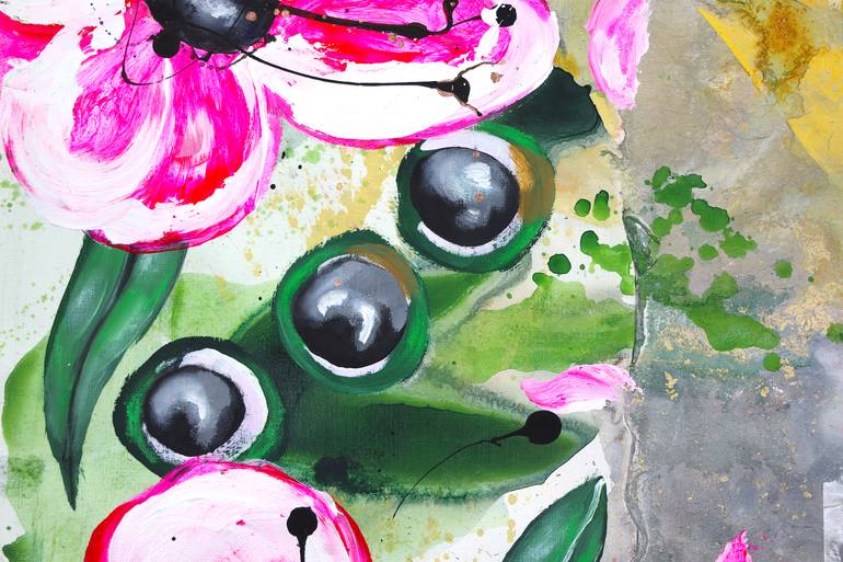 Original Impressionism Abstract Painting by Poovi Art