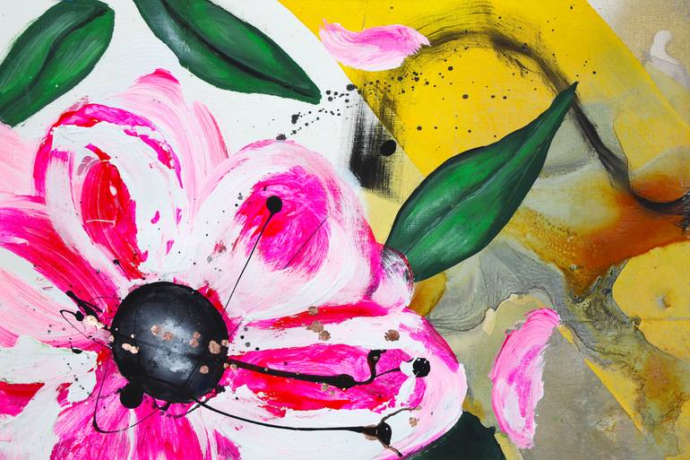 Original Impressionism Abstract Painting by Poovi Art