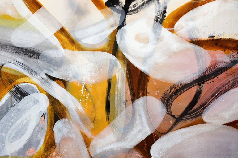 Original Abstract Expressionism Abstract Painting by Poovi Art