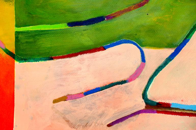 Original Abstract Expressionism Abstract Painting by Poovi Art