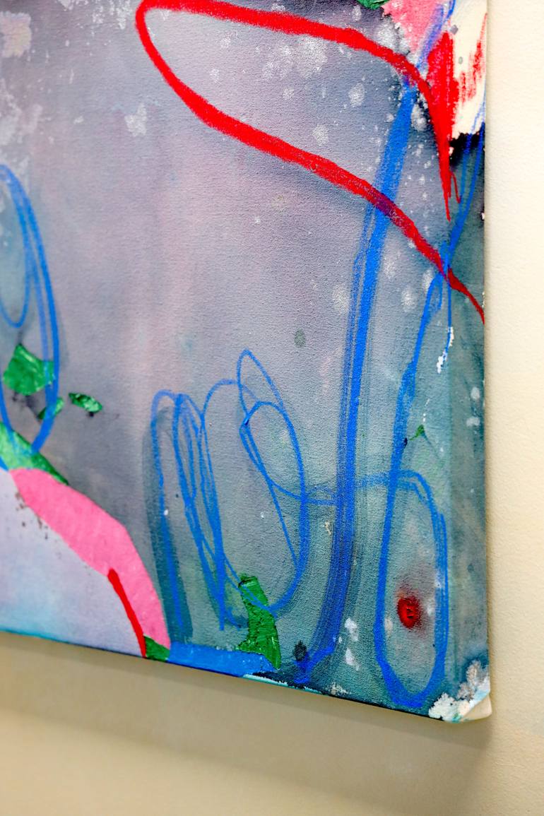 Original Abstract Expressionism Abstract Painting by Poovi Art