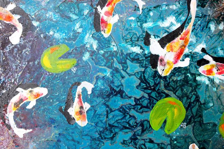 Original Seascape Painting by Poovi Art