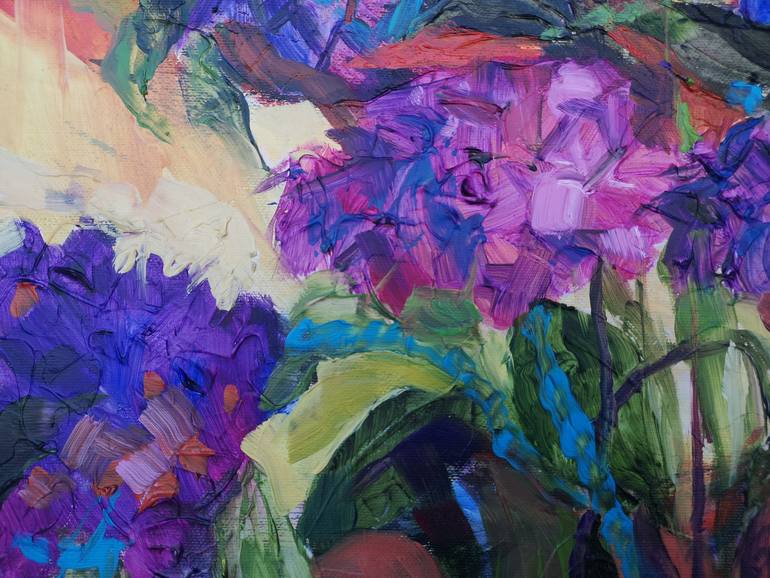 Original Impressionism Botanic Painting by  Irina Privedentseva
