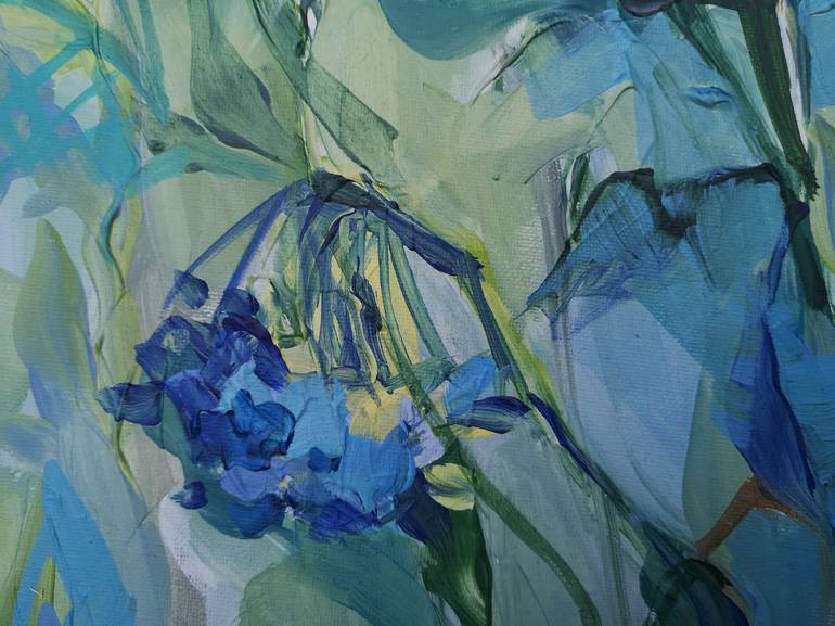 Original Expressionism Botanic Painting by  Irina Privedentseva