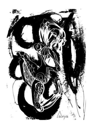 Print of Abstract Body Printmaking by Vanya Vasileva