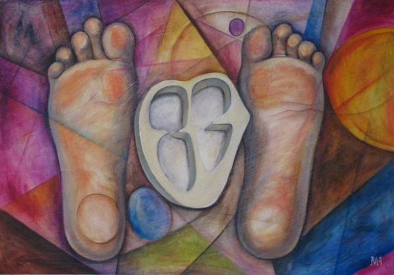 El corazon de la flor Painting by Armando R Freger Saatchi Art