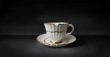 White with Gold Trim (High Anxiety Tea Party) thumb