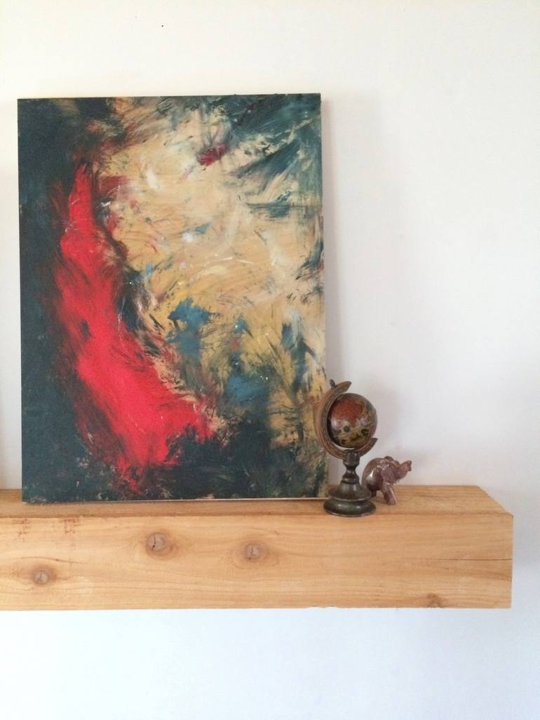 Original Fine Art Abstract Painting by Elizabeth Shanahan