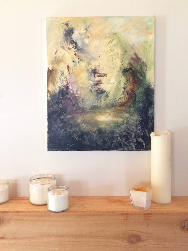 Original Fine Art Abstract Painting by Elizabeth Shanahan