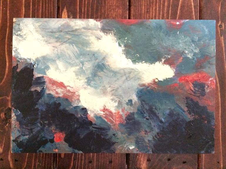 Original Fine Art Abstract Painting by Elizabeth Shanahan